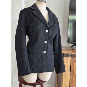 Vtg. Eddie Bauer Wool Angora Rabbit Hair blend Jacket